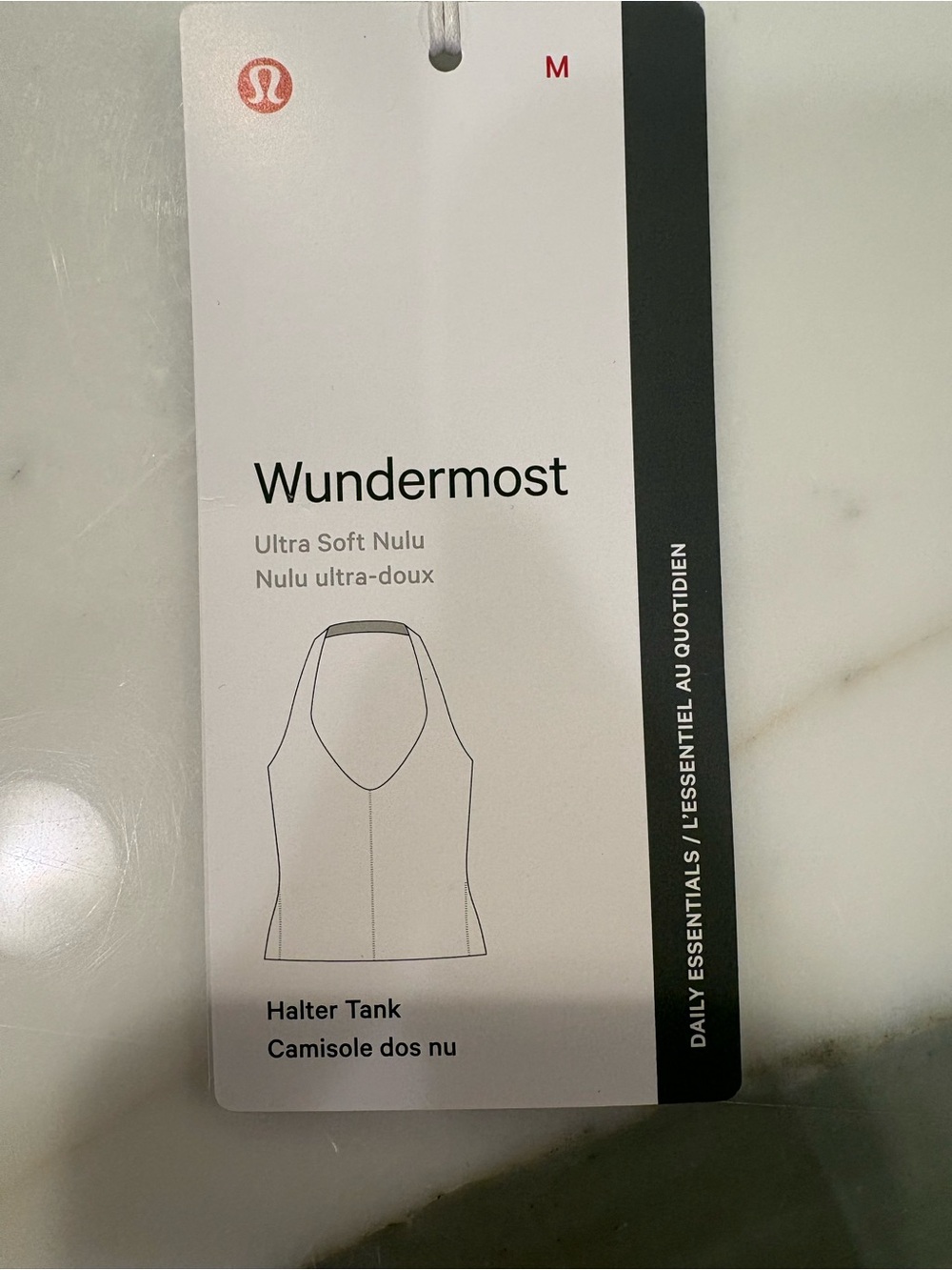 lululemon athletica Red Wundermost Halter Tank Tag - Picture 4 of 5